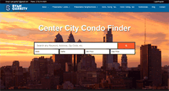 Desktop Screenshot of centercitycondofinder.com