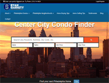 Tablet Screenshot of centercitycondofinder.com